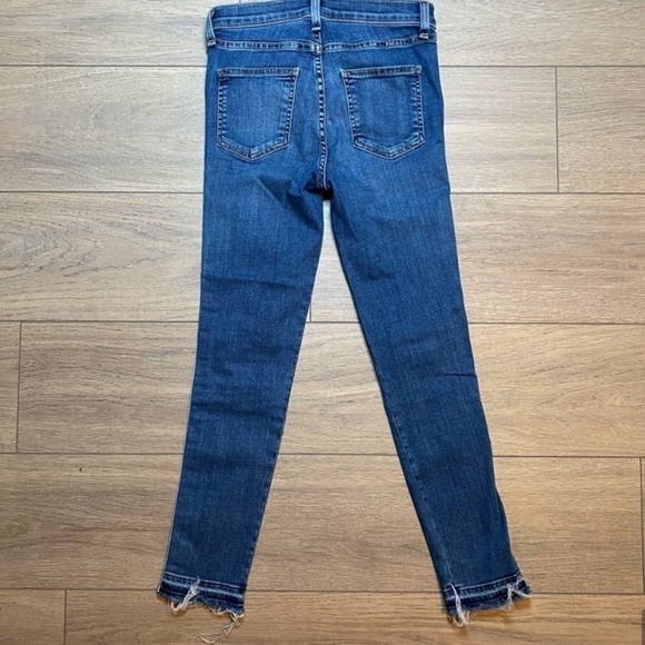 VERONICA BEARD Debbie 10” Skinny jeans tux stripe Size 24 - Picture 10 of 16